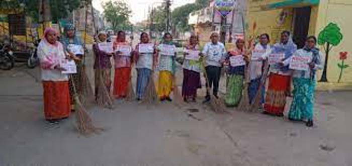 Durg 4 May 2024 : मतदाता जागरूकता हेतु अभिनव पहल.....