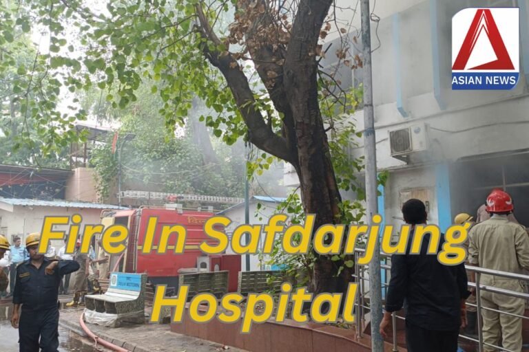 Fire In Safdarjung Hospital