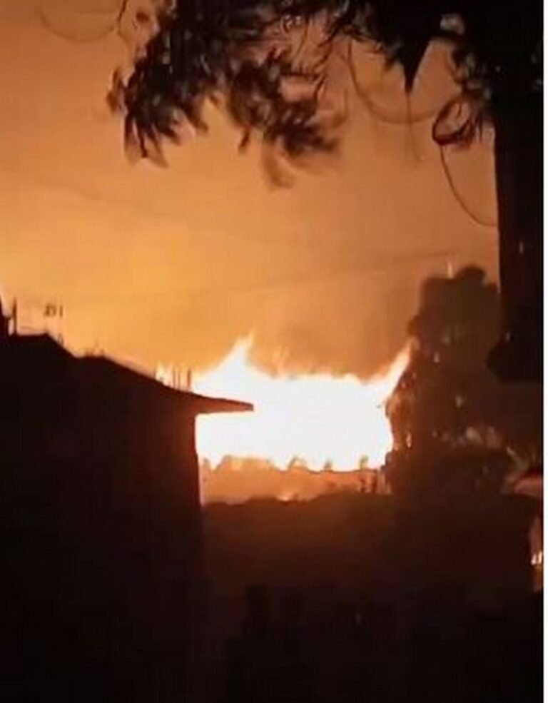 UP Hardoi Fire Breaking