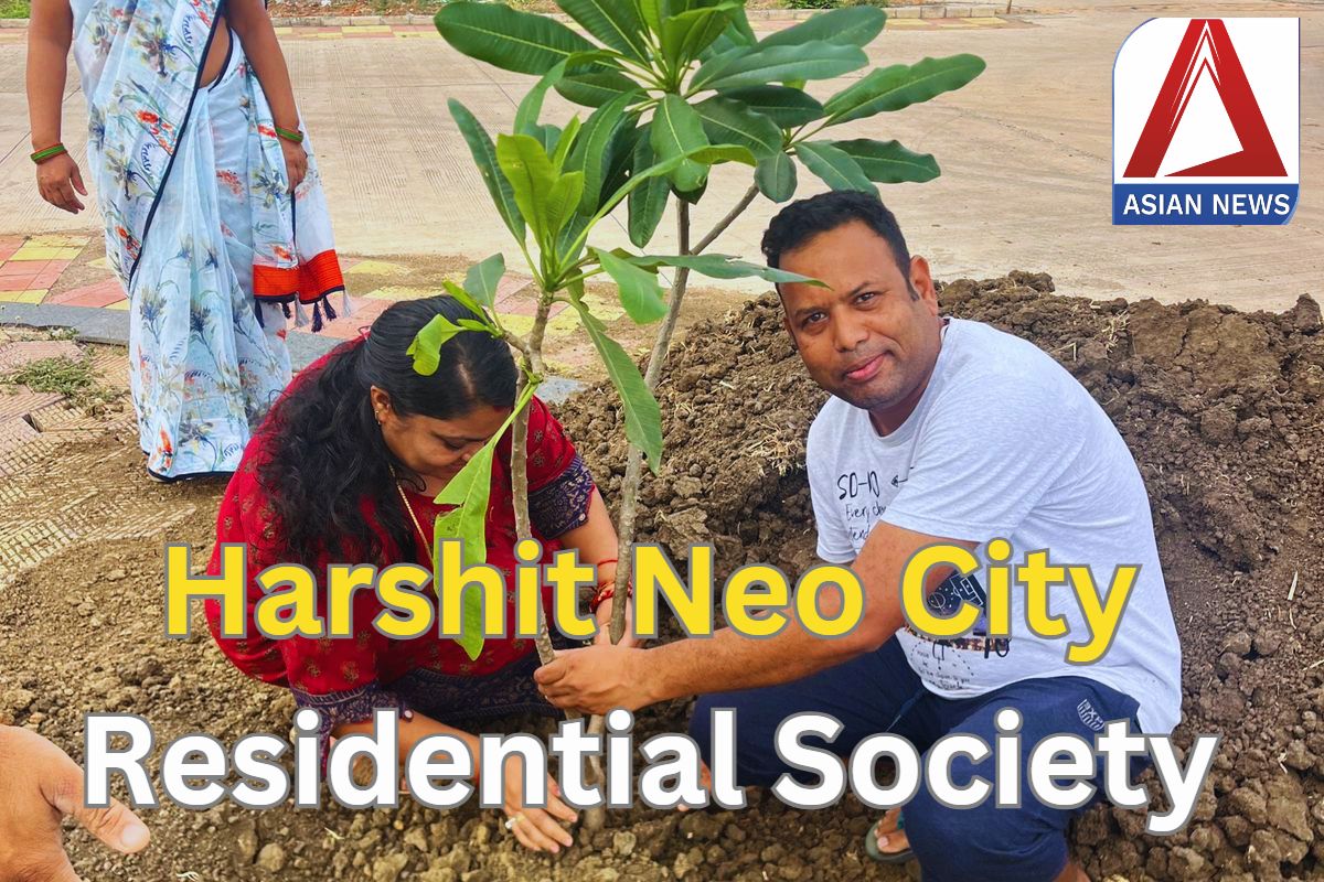 Harshit Neo City Residential Society : हर्षित नियो सिटी रेसिडेंशियल सोसायटी द्वारा अमलेश्वर में 200 से अधिक पौधे लगाये गए