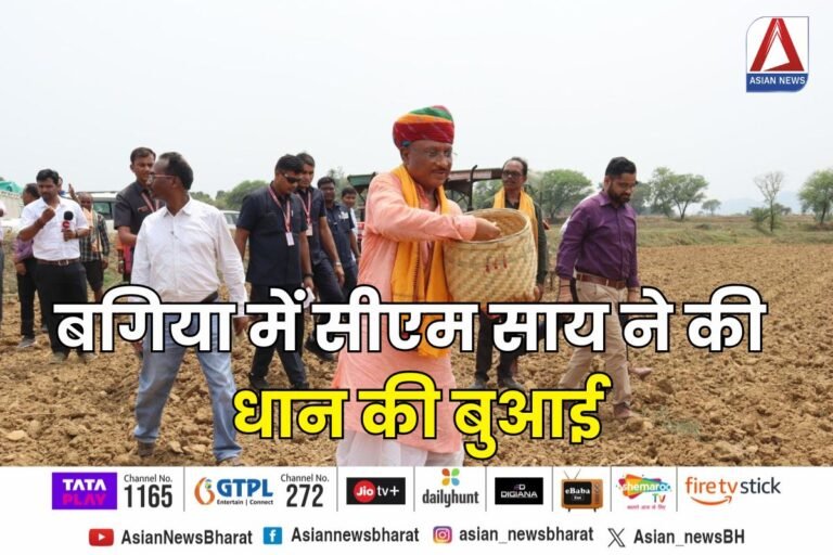 बगिया में सीएम साय