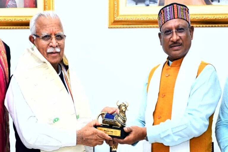 Manohar Lal Khattar CG Visit