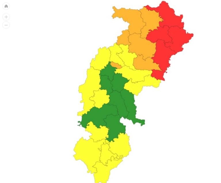 Rain Alert : छत्तीसगढ़ में आज भी भारी बारिश की संभावना....
