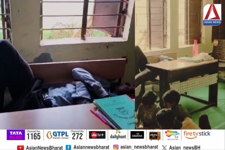 Madhya Pradesh Sheopur : क्लास में खर्राटे ले रहे थे गुरूजी, वीडियो वायरल होते ही शिक्षक निलंबित.....