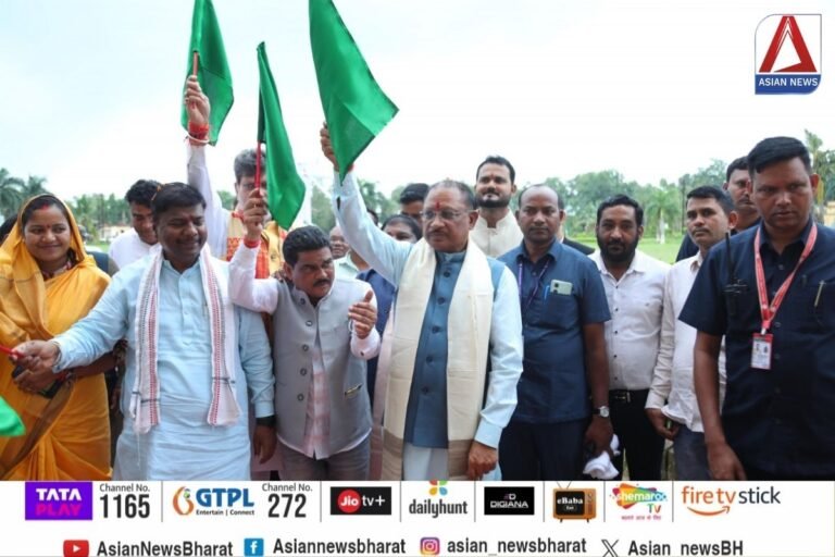 Chhattisgarh News : मुख्यमंत्री विष्णुदेव साय ने जल शक्ति अभियान के जागरूकता वाहन को हरी झंडी दिखाकर किया रवाना
