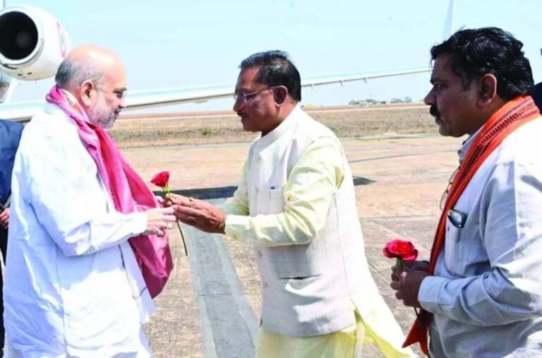 Amit Shah CG Tour : केंद्रीय गृह मंत्री अमित शाह का छत्तीसगढ़ दौरा, सीएम साय की मैराथन बैठके....