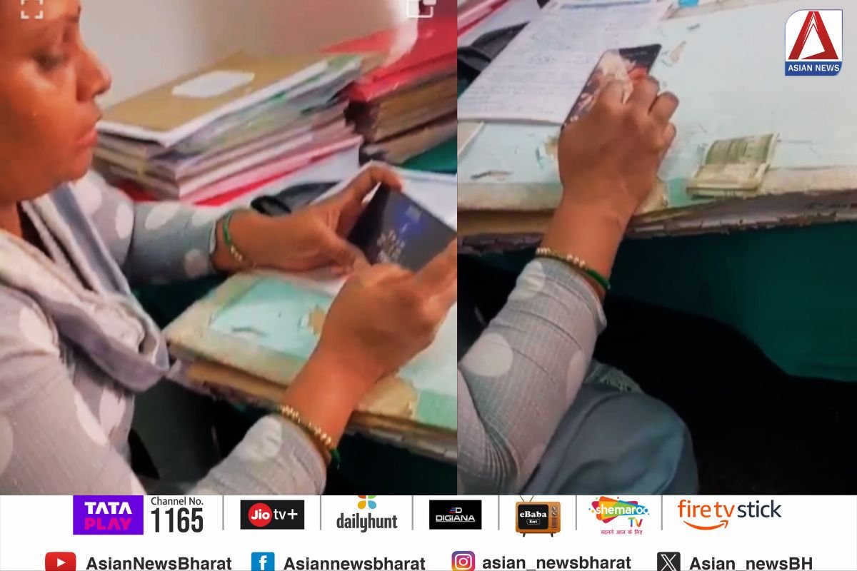 स्टाफ नर्स का रिश्वत लेते वीडियो वायरल