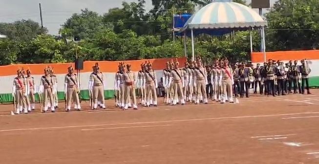 स्वतंत्रता दिवस पर पुलिस परेड ग्राउंड में अंतिम तैयारियाँ, आज होगी फाइनल रिहर्सल