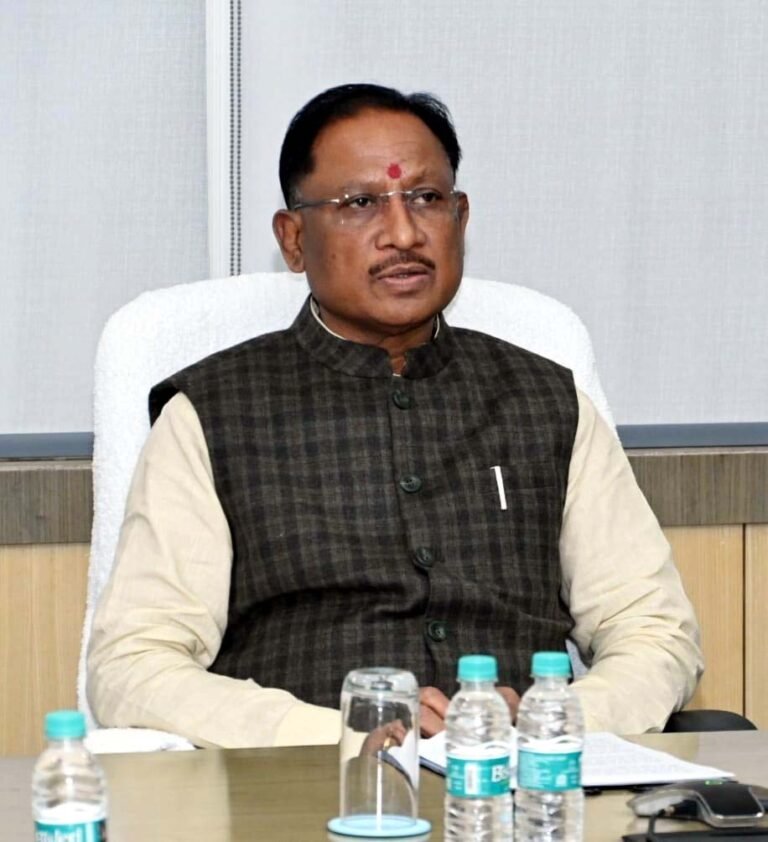 मुख्यमंत्री विष्णुदेव साय आज रहेंगे दुर्ग और रायपुर ज़िले के दौरे पर