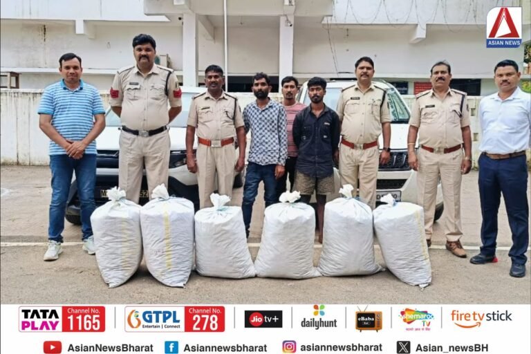 गांजा तस्करी पर पुलिस की बड़ी कार्रवाई, 21 लाख का गांजा सहित 48 लाख का माल जब्त
