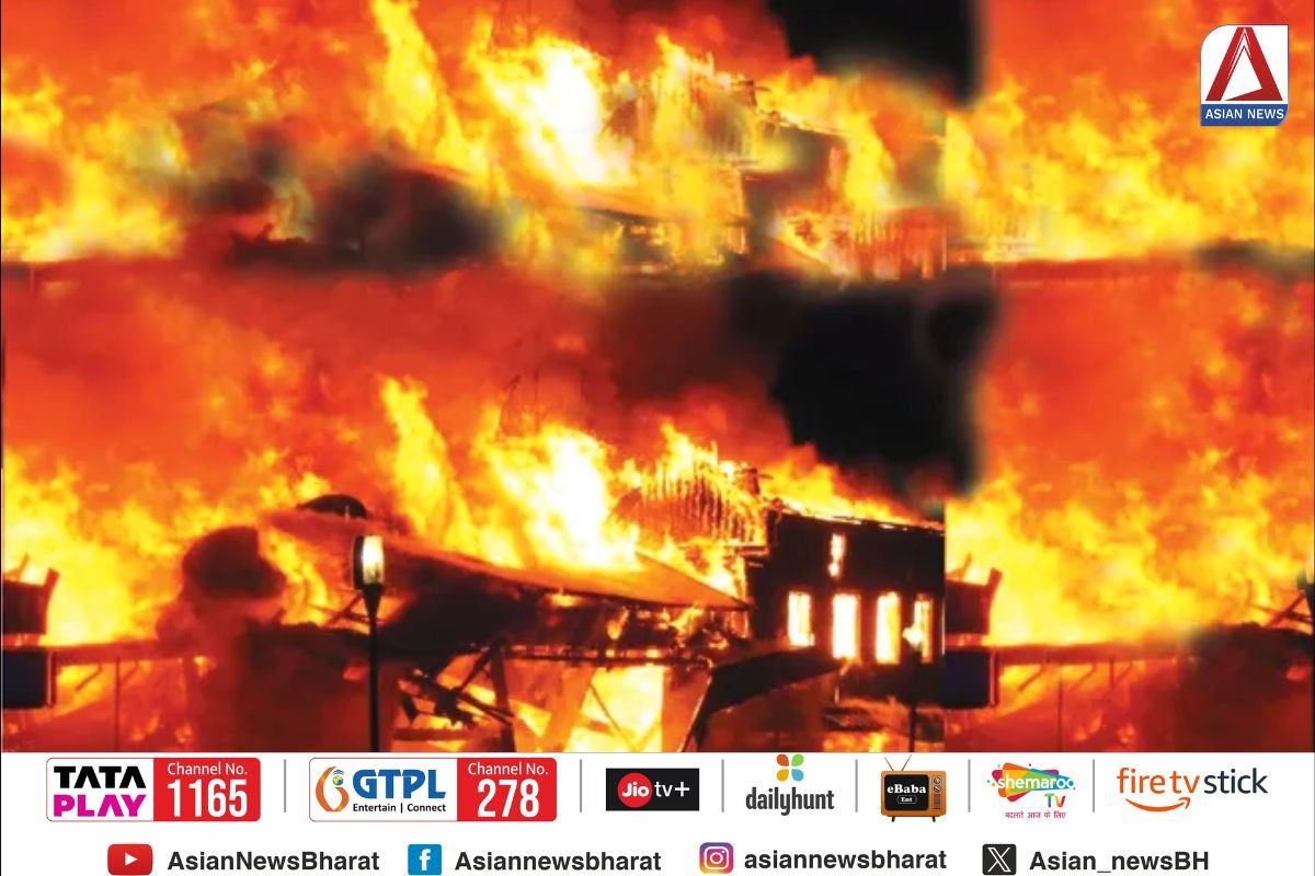 नवादा कांड : आगजनी से बेघर हुए परिवारों का छलका दर्द....दबंगों ने फूंक दी थी पूरी बस्ती