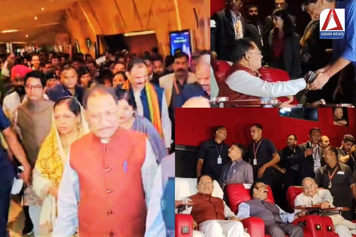 CM विष्णु देव साय "द साबरमती रिपोर्ट" फ़िल्म देखने पहुंचे...देखें वीडियो