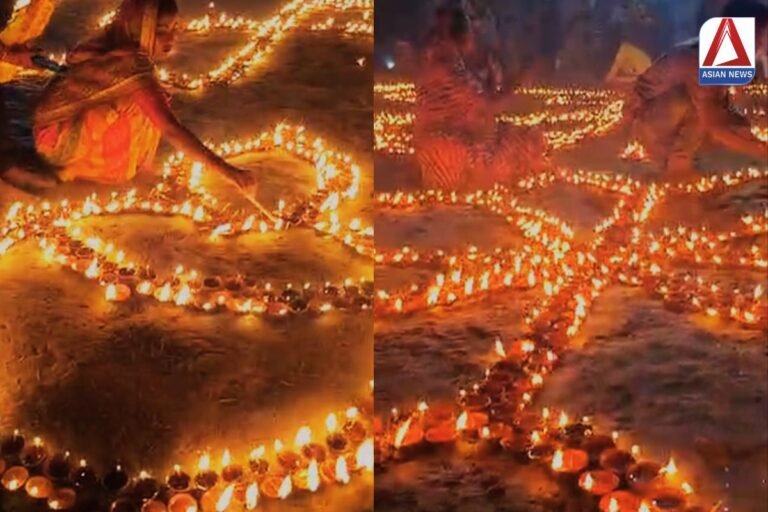 Dev Diwali 2024 गंगा घाट पर 11000 दीप जला के मनाई गई देव दीपावली