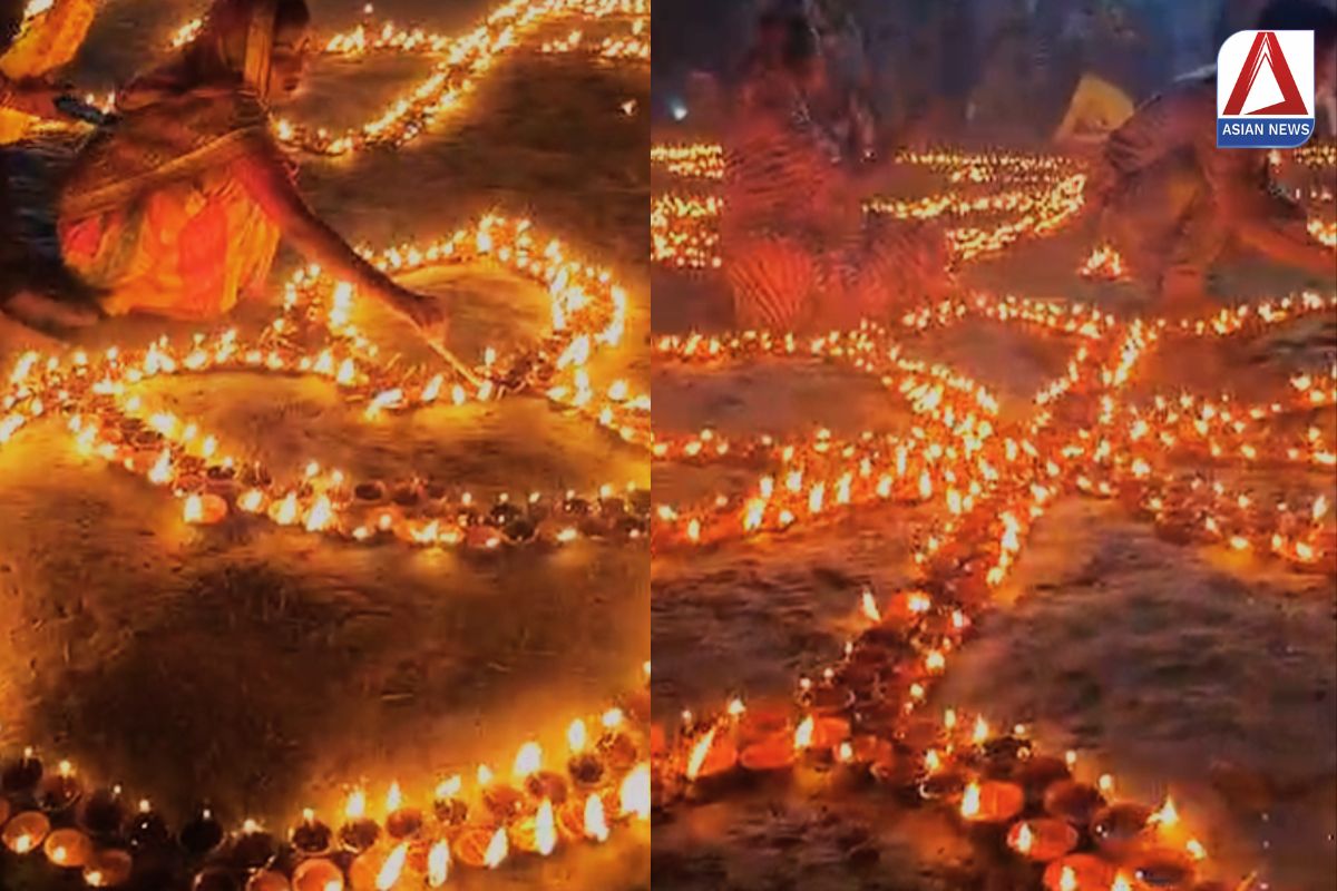 Dev Diwali 2024 : गंगा घाट पर 11000 दीप जला के मनाई गई देव दीपावली