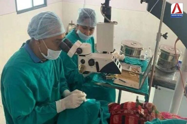 मोतियाबिंद सर्जरी से पीड़ित 8 मरीज की हुई छुट्टी....