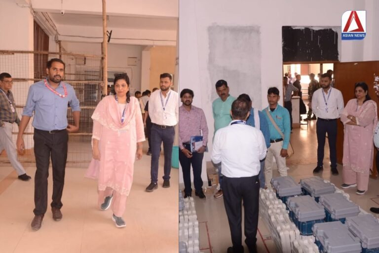 रायपुर दक्षिण विधानसभा उप चुनाव रेखा रानी ने लिया स्ट्रांग रूम का जायजा.....
