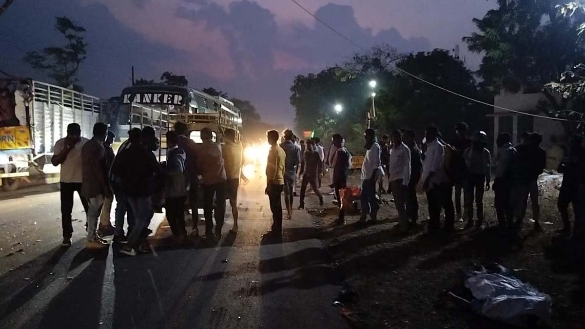 Balod Road Accident : बस ने बाइक सवार 2 युवकों को मारी जोरदार टक्कर, दोनों की मौके पर मौत