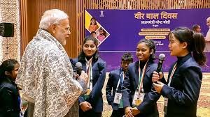प्रधानमंत्री नरेंद्र मोदी ने वीर बाल दिवस पर बच्चों को किया सम्मानित, लॉन्च किया 'सुपोषित ग्राम पंचायत अभियान'....