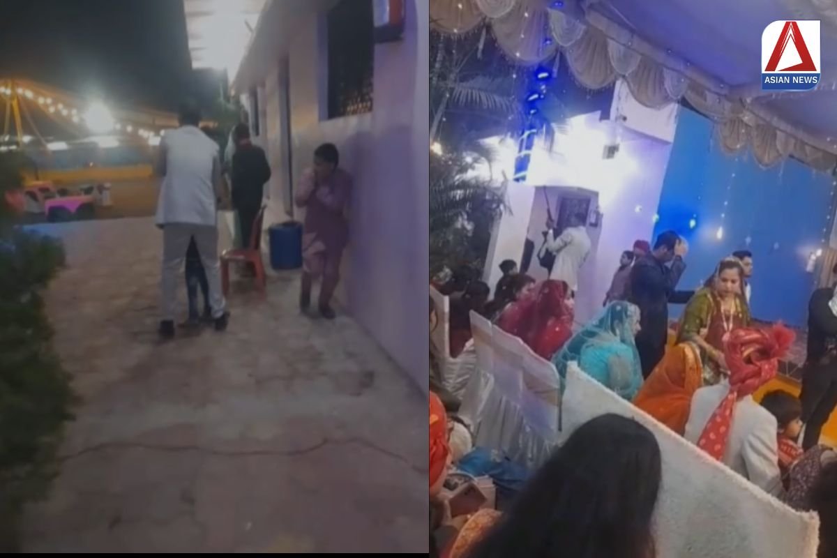 Rewa Viral news पुलिसकर्मी की हर्ष फायरिंग का वीडियो वायरल, साले की शादी में दिखाया दबदबा
