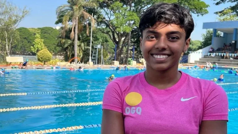 National Games 2025: पहले ही दिन 14 साल की स्विमर ने जीते 3 गोल्ड...