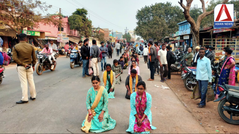 Raipur Breaking : बीएड धारी सहायक शिक्षकों की दंडवत न्याय यात्रा...