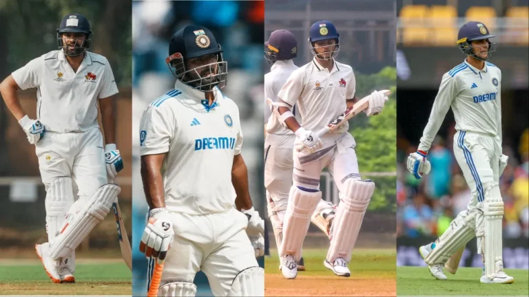 Ranji Trophy: रणजी ट्रॉफी में टीम इंडिया के सितारों का फीका प्रदर्शन....