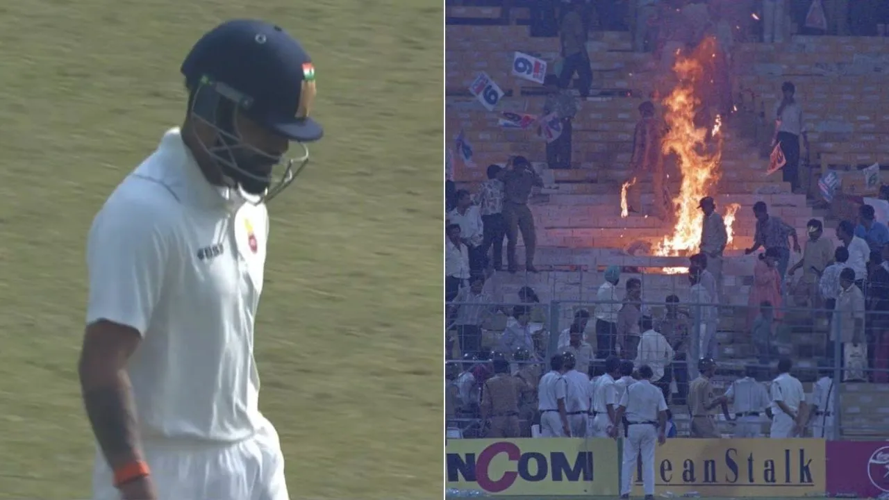 Ranji Trophy : विराट कोहली के आउट होने के बाद फैंस ने स्टेडियम में लगाई आग...
