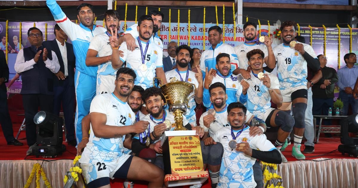 Railway Kabaddi Championship 2025: 72वीं अखिल भारतीय रेलवे कबड्डी चैंपियनशिप में CR-मुंबई बनी विजेता...