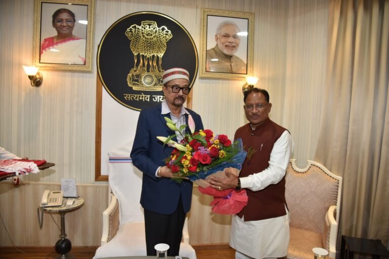 मुख्यमंत्री श्री साय ने राज्यपाल श्री डेका को दी नए वर्ष की शुभकामनाएं