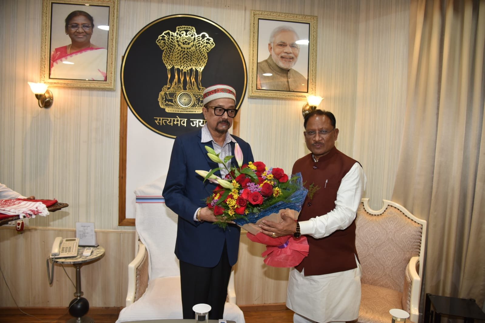 मुख्यमंत्री श्री साय ने राज्यपाल श्री डेका को दी नए वर्ष की शुभकामनाएं