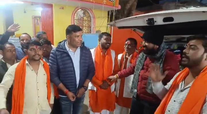 शिवरीनारायण से माता शबरी के बेर लेकर अयोध्या की यात्रा पर निकले श्रद्धालु