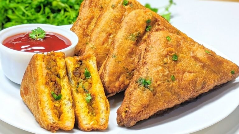 Bread Pakoda Recipe : ठंड में गरमा गरम चाय के साथ चटपटे ब्रेड पकौड़े का मजा लें...