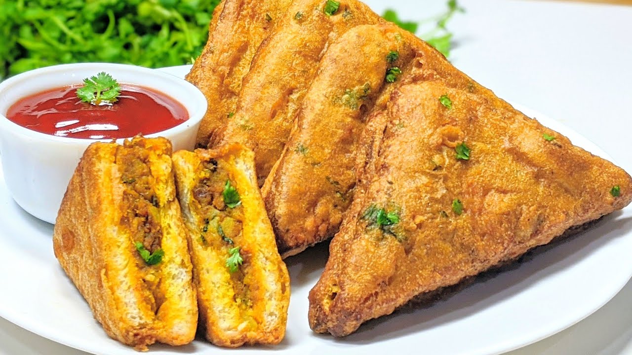 Bread Pakoda Recipe : ठंड में गरमा गरम चाय के साथ चटपटे ब्रेड पकौड़े का मजा लें...