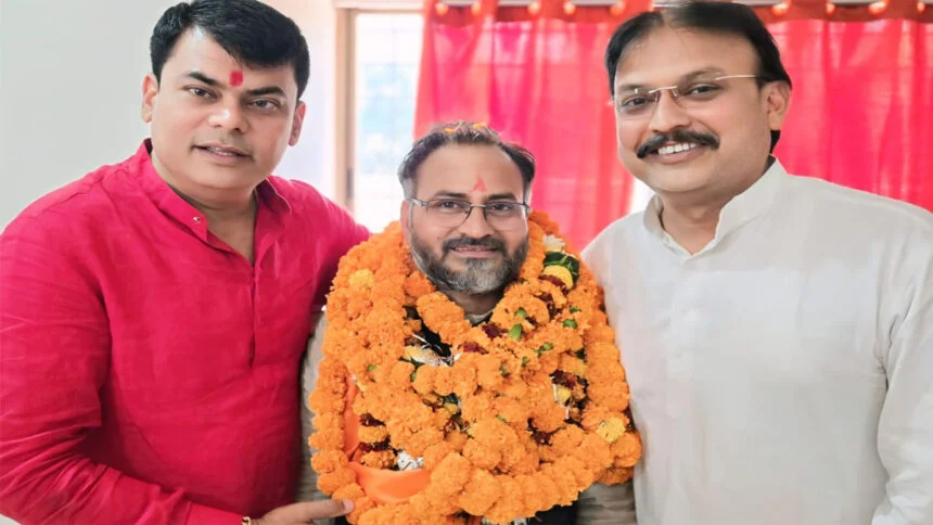 पुरुषोत्तम देवांगन बने भिलाई जिला बीजेपी के नए अध्यक्ष....