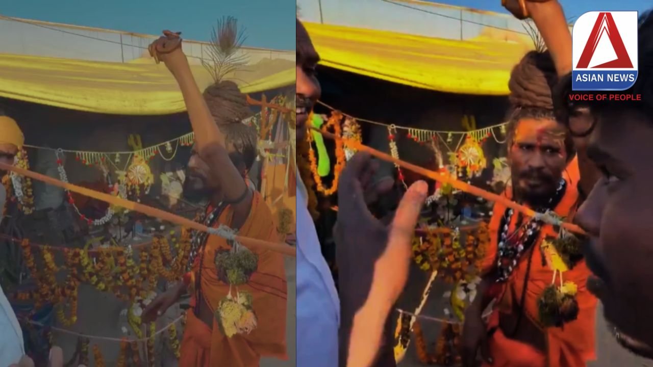 Mahakumbh 2025 : चिमटा वाले बाबा का जलवा : "दे दनादन" स्टाइल में बांट रहे प्रसाद...देखें वीडियो