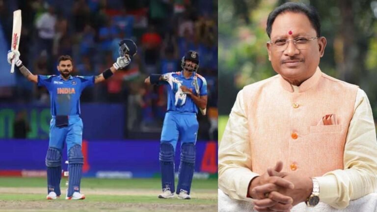 विराट विजय, श्रेयस ने दिखाया शौर्य, गिल ने जीता दिल : सीएम साय