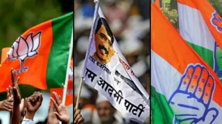 Delhi Assembly Election Result : किसके सिर सजेगा ताज, तय होगा आज.....