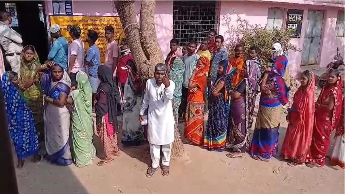 CG Nikay Chunav 2025 :  छत्तीसगढ़ में शाम 4 बजे तक 68.1 प्रतिशत मतदान...