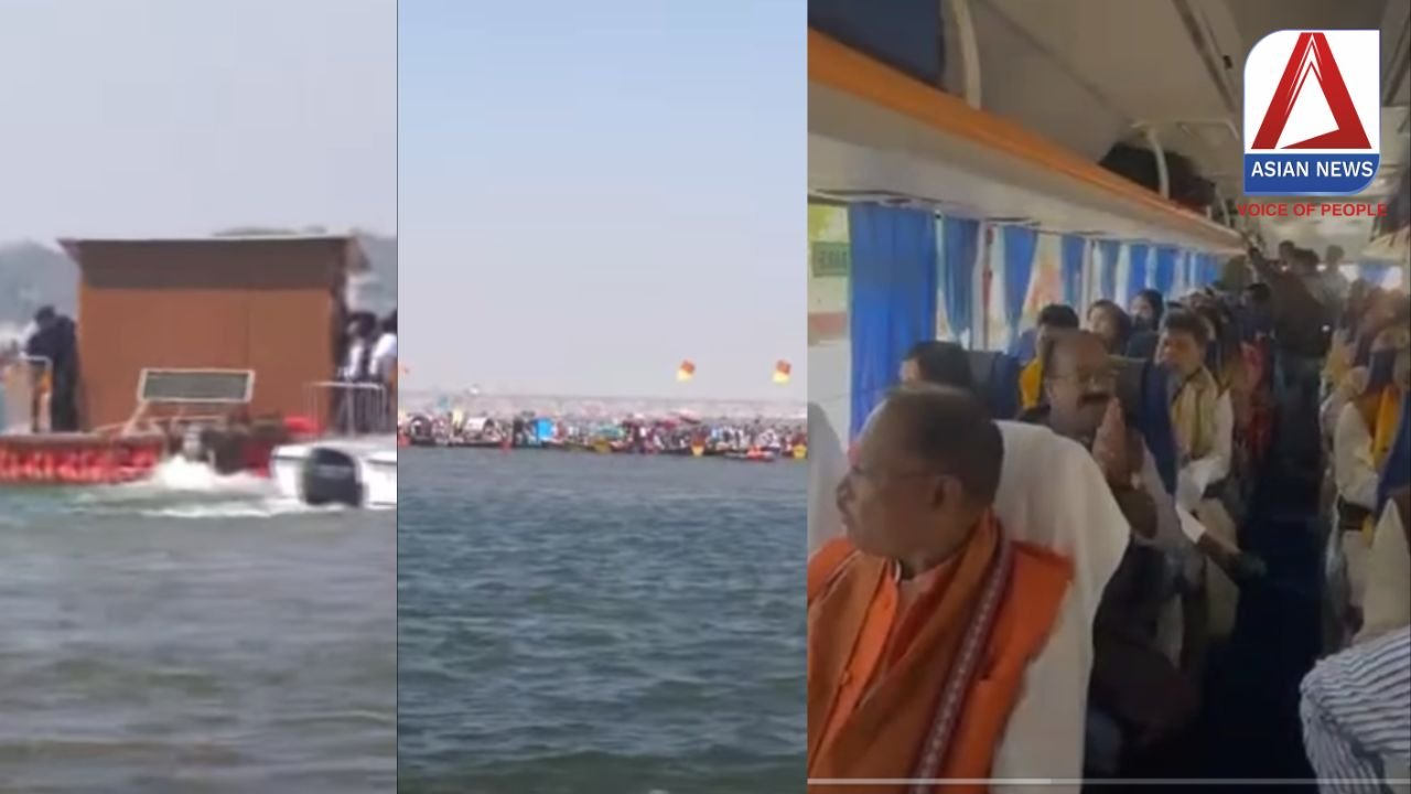 Maha Kumbh Sai Cabinet : साय कैबिनेट की संगम में आस्था की डुबकी......Live....