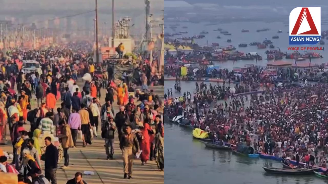 Mahakumbh 2025 : प्रयागराज में माघ पूर्णिमा स्नान