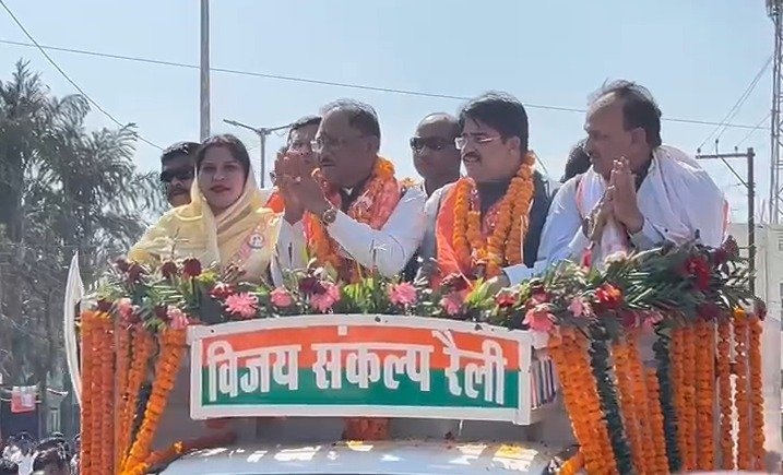 CG News : मुख्यमंत्री साय का धमतरी में विजय संकल्प रैली....