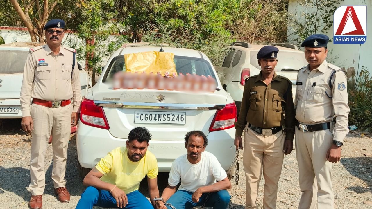 Aarang Breaking: आरंग पुलिस की बड़ी कार्रवाई, अवैध शराब जब्त...