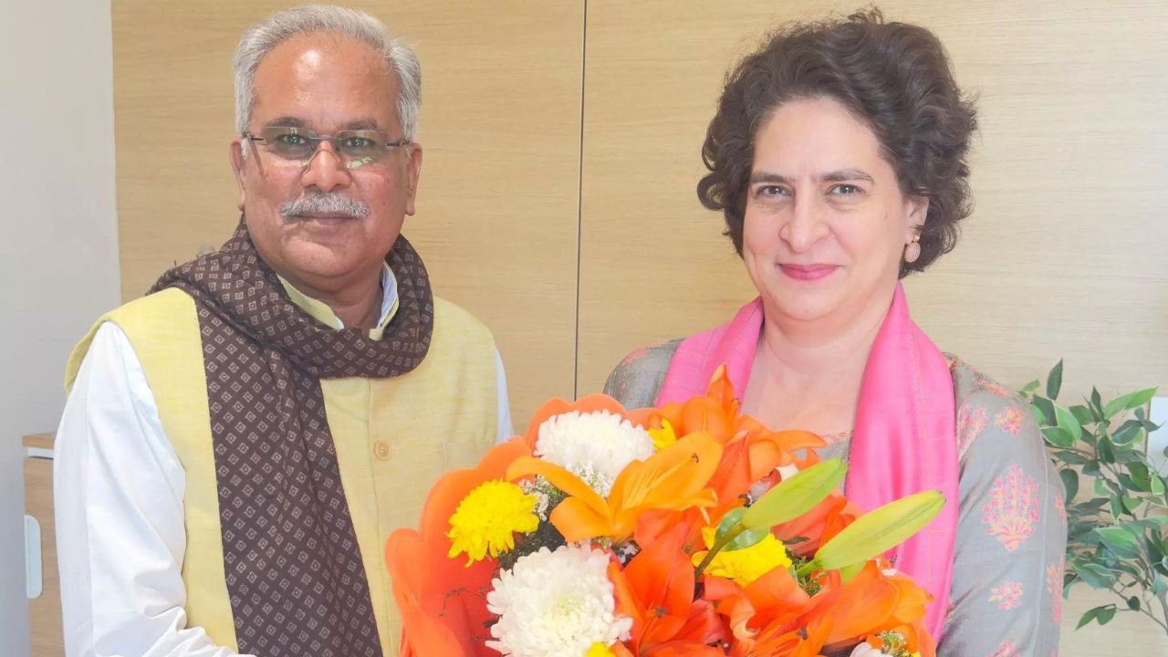 CG News: पूर्व मुख्यमंत्री भूपेश बघेल ने भारतीय राष्ट्रीय कांग्रेस की महासचिव से किया सौजन्य मुलाकात