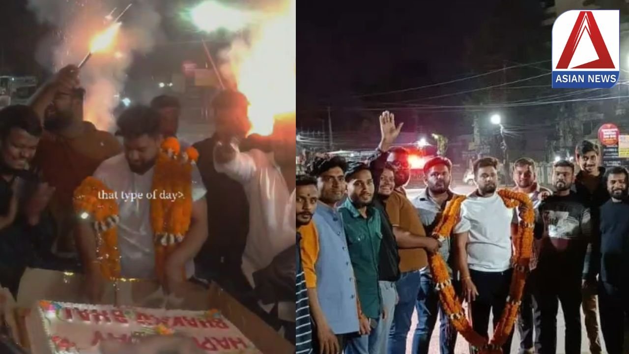 Raipur News : सड़क पर बर्थडे मनाते युवा नेता का वीडियो वायरल, एसएसपी ने की कार्रवाई...