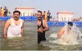 Mahakumbh 2025: डिप्टी सीएम विजय शर्मा ने त्रिवेणी संगम में लगाई डुबकी, मां गंगा से लिया आशीर्वाद..
