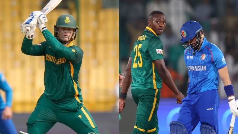 Champions Trophy 2025 SA vs AFG: साउथ अफ्रीका ने अफगानिस्तान को हराया, 107 रनों से दर्ज की जीत..
