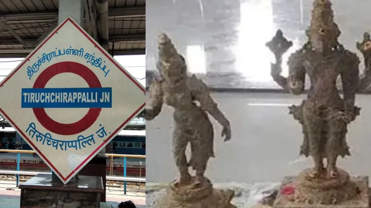 तमिलनाडु: त्रिची में खुदाई के दौरान मिलीं तीन पंचलोक मूर्तियां...