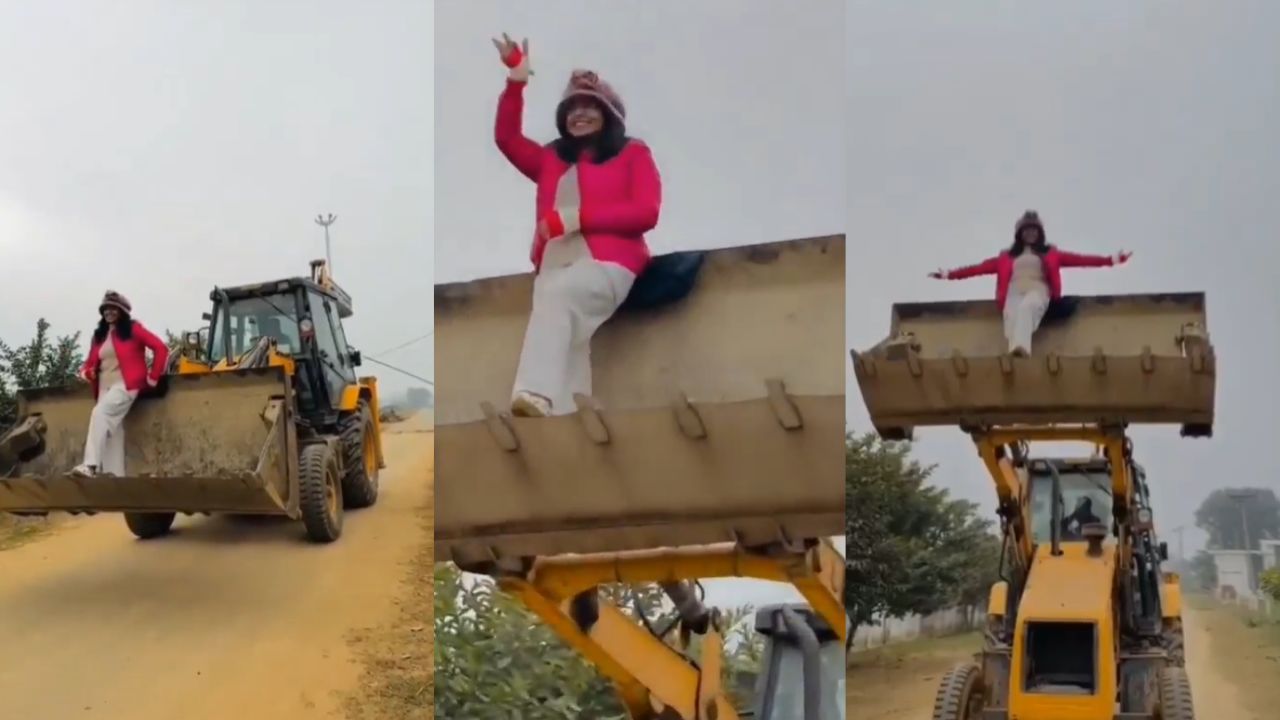 UP News: पूर्व सांसद अंजू बाला की बुलडोजर रील वायरल, देखें Video.... UP News: पूर्व सांसद अंजू बाला की बुलडोजर रील वायरल, देखें Video....