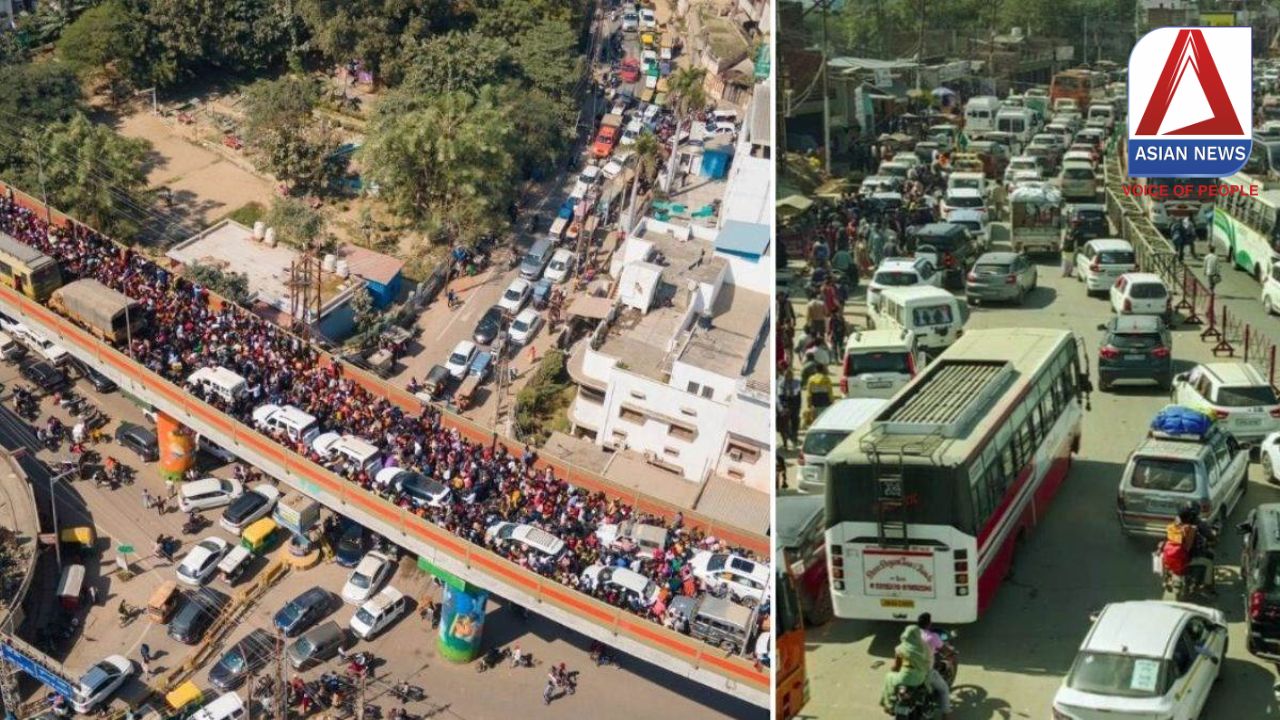 महाकुंभ में चौरफा जाम : श्रद्धालुओं का हाल बेहाल.....मौनी अमावस्या वाला प्लान लागू