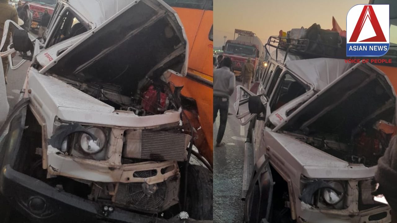 लखनऊ-कानपुर हाईवे पर बड़ा हादसा, 2 श्रद्धालुओं की मौत, 7 घायल
